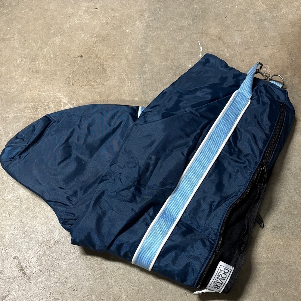 Dover Saddlery Navy tall boot Bag